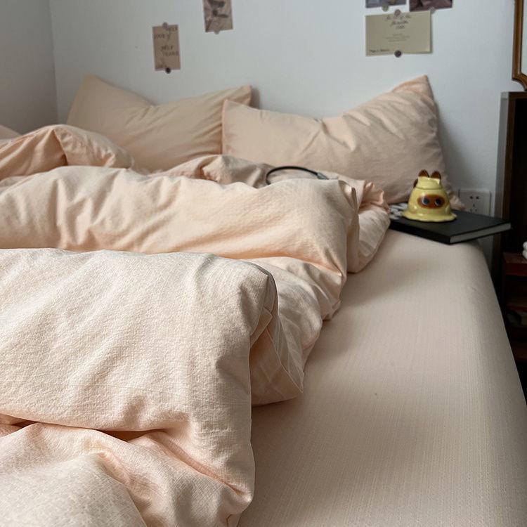 G5Zins Супермягкий двухслойный муслиновый комплект постельного белья - Пододеяльник и простыня - Для всех сезонов, Идеально для общежитий.