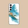 Чехол для телефона "У подножия горы" для Samsung S25,24,21,22,23,20,S30,Ultra,Plus,Fe,Lite,Note,5G Черный