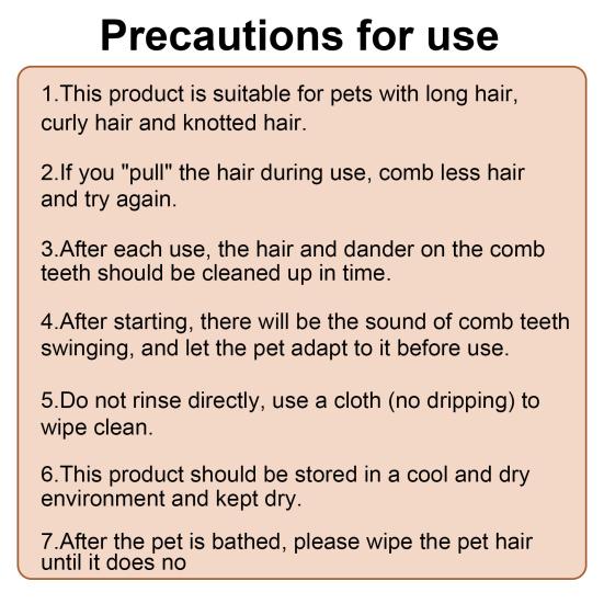 Электрическая щетка для распутывания шерсти домашних животных, расческа для удаления колтунов подшерстка домашних животных с защитой от отключения питания для собак и кошек