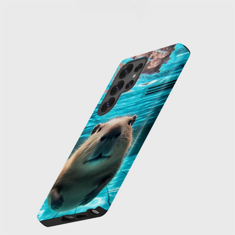 Funny CapyBara Phone Case for Samsung Galaxy S25 A16 S20 FE S25Ultra S24 Ultra A36 A56 S23 A26 S23Ultra Soft Cover Capa