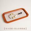 Exquisite white jade Bodhi Shoushan stone phone chain with carbon-burned cat paw design, cute anti-lost keychain pendant