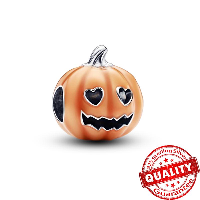 Медные носки-мышки и бусины-снежинки и подвеска-олень Подходит для браслета Хэллоуин Рождественский кулон Подарки