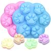 7 Cavity Heat-resistant Cake Mold Easy To Release Cat Claw Shape Footprint Handmade