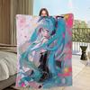 Милая H-Hatsune M-Miku skicomfort теплая Мягкое детское одеяло подходит для дома Ребенка Обед Одеяло Подходит для дома Офис Ежедневное использование Покрытие