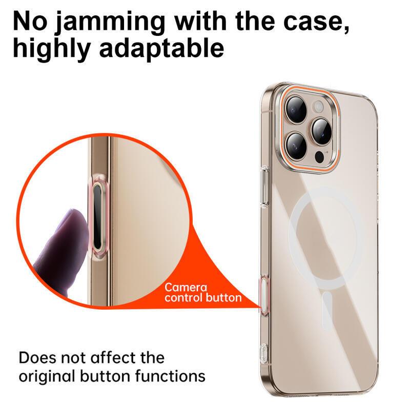 HdoorLink Для iPhone 16 Pro Max 16 Plus Крышка кнопки управления камерой Чувствительная Smart Island Металлическая защита кнопки управления камерой для съемки