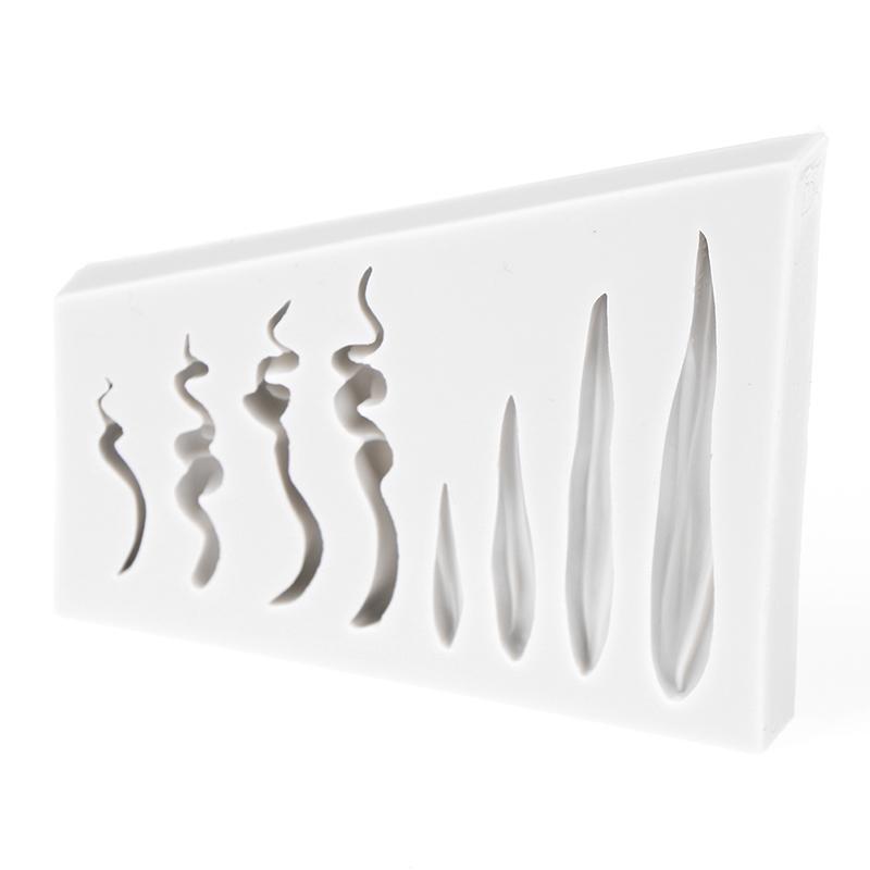 Силиконовая форма для помадки в форме волос, принадлежности для шоколадной помадки, форма для выпечки