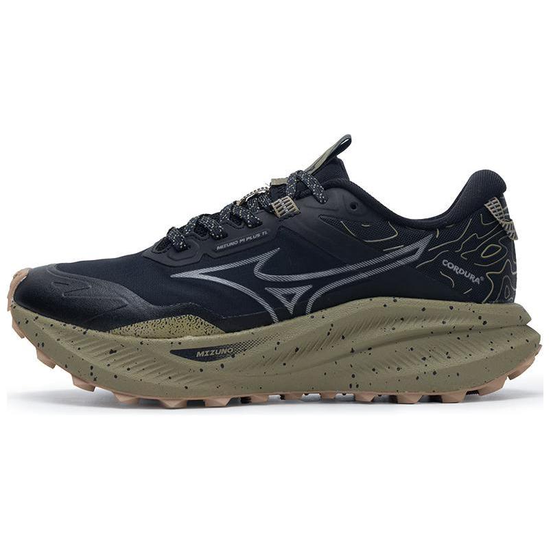 Мужские кроссовки Mizuno Wave Solar V2 Athleisure Низкие Массивные кроссовки Мужские Черные