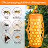 1 Pair Wasp Traps Eco-Friendly Bright Color Easy To Install Indoor/Outdoor Hanging Paper Wasps Bee Traps Catcher