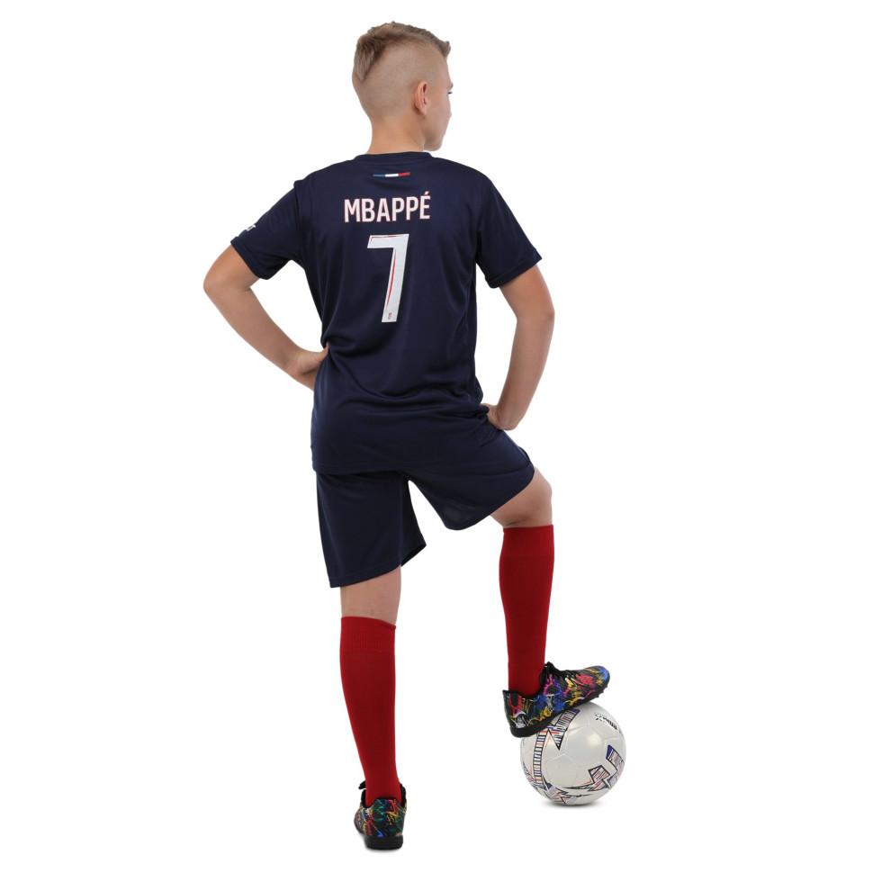 Kid's soccer football uniform jersey and shorts  PSG MBAPPE 10 CO-3676