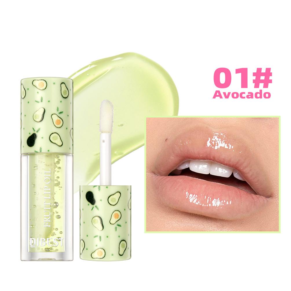 Увлажняющий и увлажняющий блеск для губ с фруктовым вкусом, прозрачный бальзам для губ против растрескивания