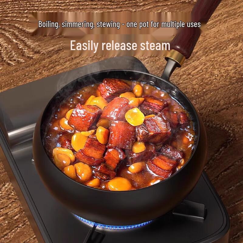 Чугунная сковорода-вок Wenlunshan