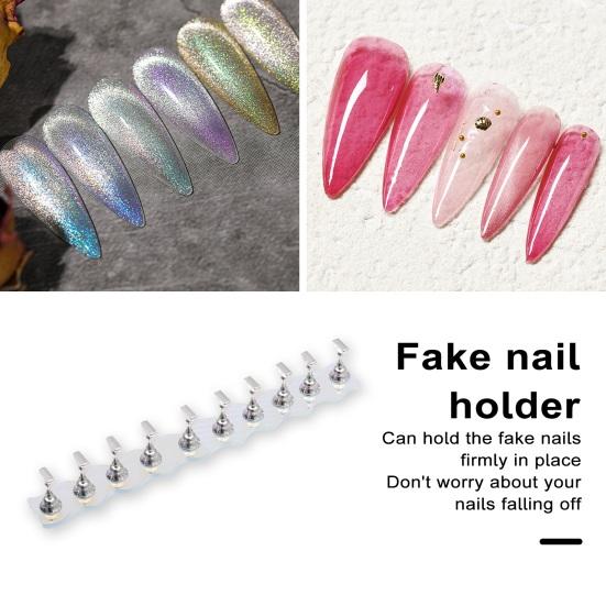 Подставка для ногтей, прочный, длительный срок службы, держатель для практики маникюра Aurora Fantasy для практики и демонстрации маникюра