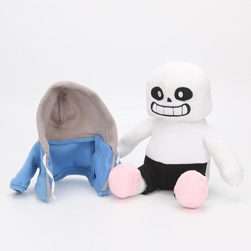 Undertale Plush Toy Game Sans Doll Sitting Blue Zombie Doll Skeleton Doll
