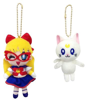 Набор маскотов Sailor Moon Connected Sailor V Artemis &