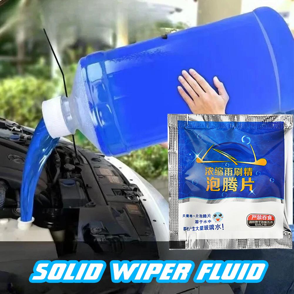 10/30/50pcs Car Windshield Glass Concentrated Washer Tablets Car Effervescent Washer Fluid Wiper Glass Solid Cleaning Tablets