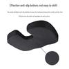Breathable Gel Memory Foam U-Shaped Office Chair Cushion for Long-Term Sitting