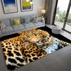 Fashion Leopard Pattern Carpet On The Floor 3d Animal Printed Big Carpet Living Room Soft Sponge Bathroom Mat Absorb Anti -Slip