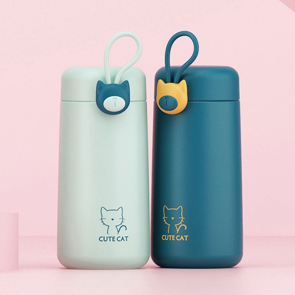 Cat Keep Warm Thermal Mug Pot Stainless Steel Vacuum Flask Travel Water Bottle Thermos Thermocup