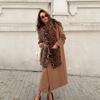 Faux Fur Faux Fur Scarf Extra Long Plush Scarf High Quality Leopard Print Scarf