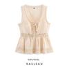 Kaslead New Women Clothes Western Style Fashion Simple Romantic Embroidery Top 5107275