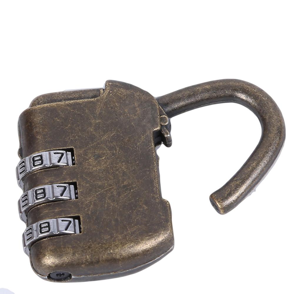 Anti-Theft Digit Cabinet Resettable Combination Case Keyless Padlock Password Lock Code Lock