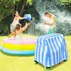 Water Table Cover with Adjustable Drawstring Waterproof UV-Resistant Easy Installation Outdoor Water Table Protective Cover