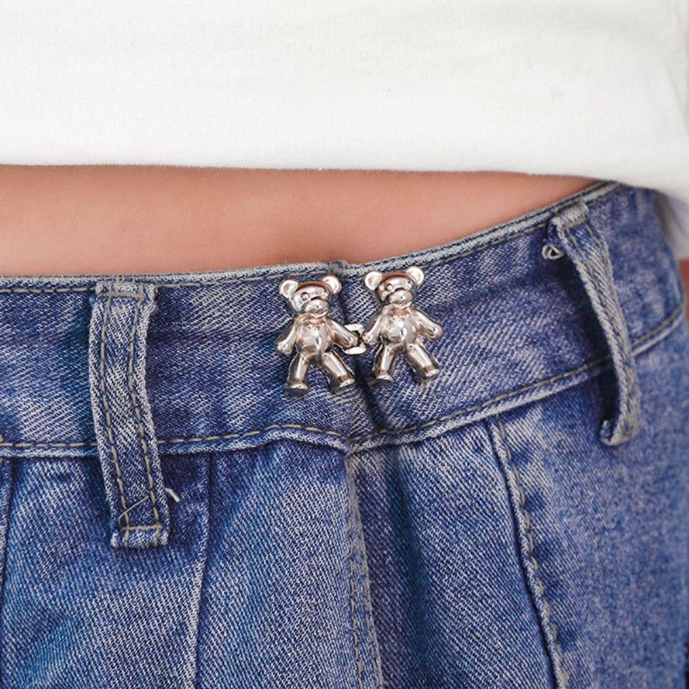 Pant Jeans Retract Waist Clothing Accessories Waist Pin Buckle Waist Tighten Clip Waist Button