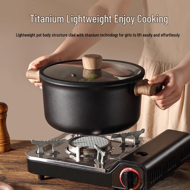 Carrot Titanium Non-Stick Soup Pot