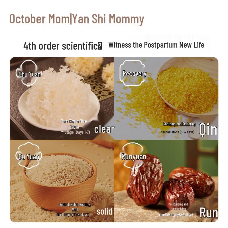 October Crystal 28-Day Postpartum Confinement Meal Set