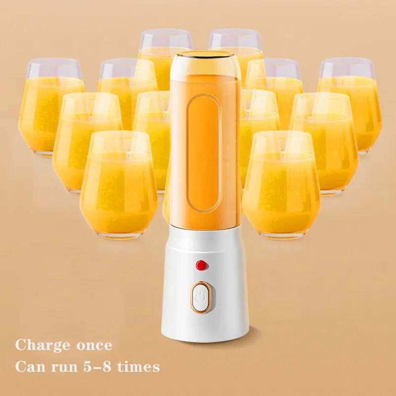 460 мл Электрическая чашка-соковыжималка Многофункциональная Дополнительное питание Дробленый лед Бытовая соковыжималка Кофемолка для кофейного порошка Портативная соковыжималка USB-зарядка Ya692