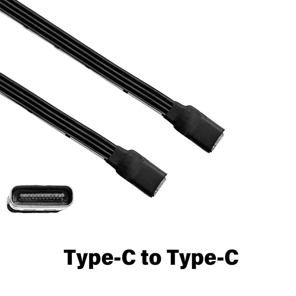 Плоский кабель USB C для быстрой зарядки USB Type C Female to Female Cable 18 Вт высокоскоростной кабель передачи данных для электроники