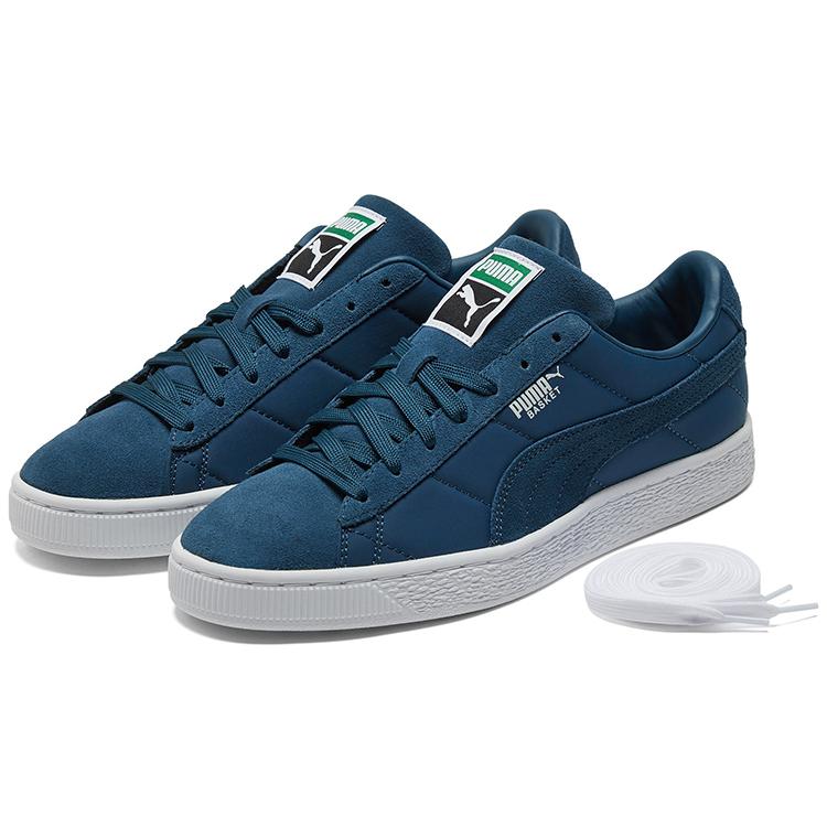 PUMA Unisex Basket Sneakers Blue 384193-01