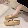 Ladies Footwear Summer Round Toe Mary Jane Women's Flat Shoes Quick Delivery Chic and Elegant Y2k Wholesale Dress Shoe On Sale