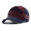 Бейсболка с вышивкой букв Модная ретро washed cotton snapback Hat Хип-хоп Принт бычьей головы Тракер Папины кепки для женщин мужчин