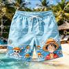 Горячая Распродажа Шорты для Пляжа с Принтом Luffy Zoro из One Piece Мужские Летние Быстросохнущие Высококачественные Модные Унисекс Board Shorts с Аниме Принтом Спортивные
