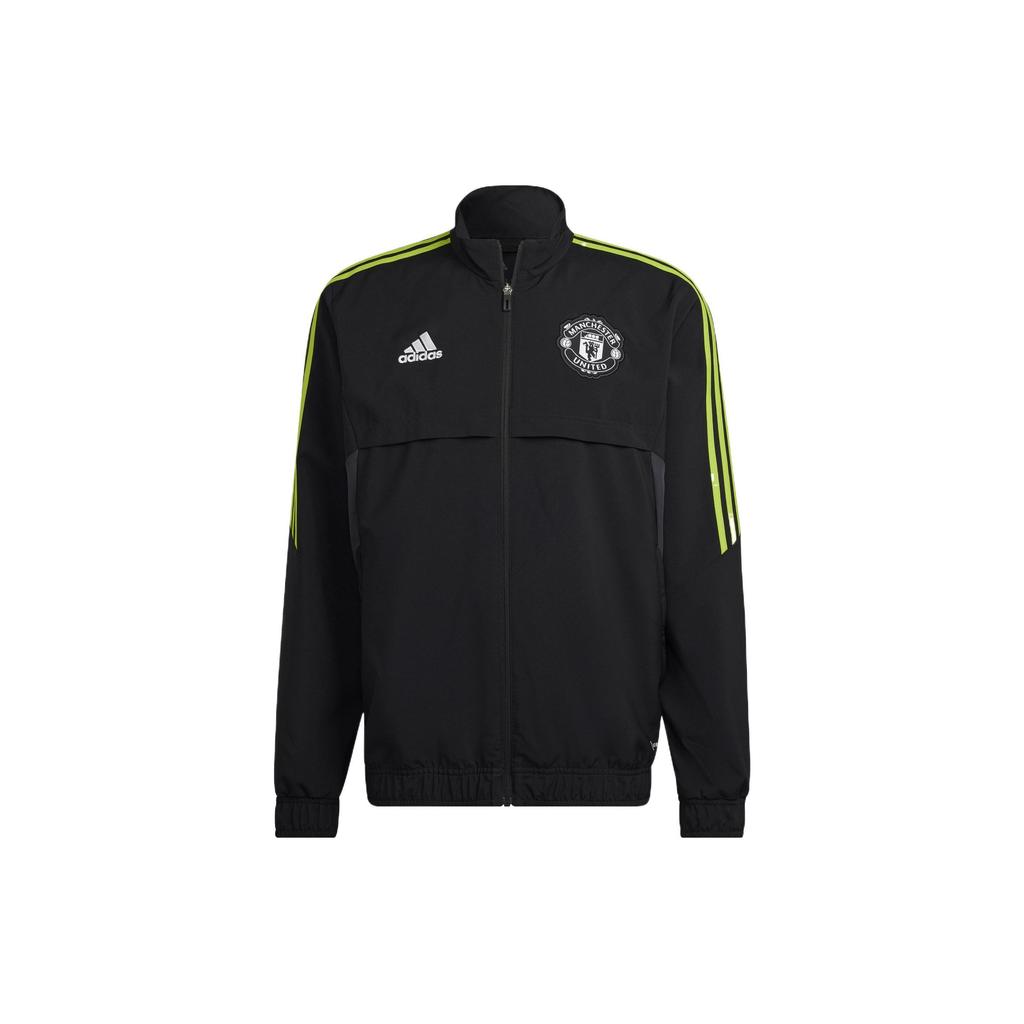 adidas Футбольные майки Манчестер Юнайтед Мужские Черные Средние HE6680