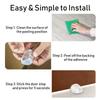 Xiaomi Transparent Self Adhesive Door Stopper 1-8pcs Door Holder Catch Floor Mounted Door Stop for Protection of Wall and Furniture