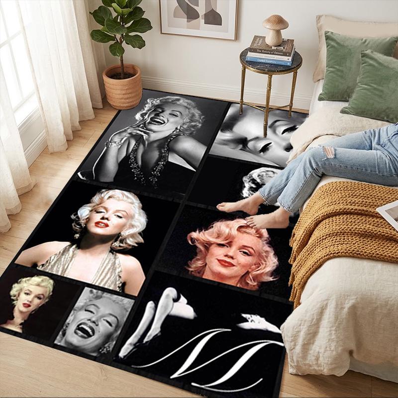 Marilyn Monroe Living Room Nonslip Area Rug Soft Carpet For Bedroom Game Playroom Sofa Office Home Decor Doormat Christmas Gift C926795