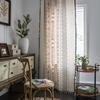 Bohemian Curtain with Tassels Single Panel Easy Hanging with A Rod Pocket & Loop for Farmhouse, Office & Living Rooms 1 Panel