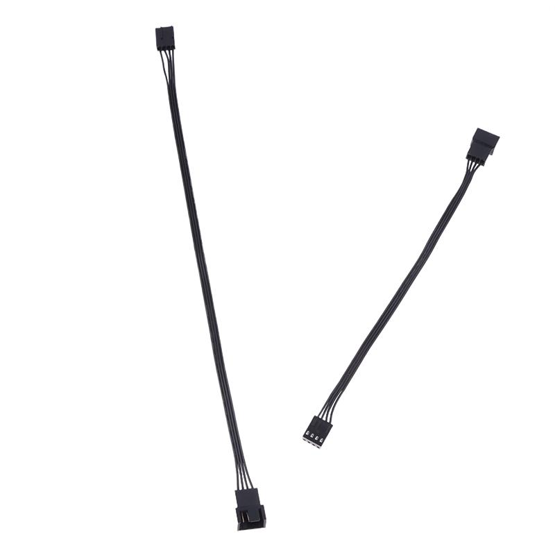 5 шт. 4-контактный ШИМ-адаптер для подключения вентилятора процессора, удлинитель для вентилятора компьютера, сменный кабель питания, аксессуары 24Awg