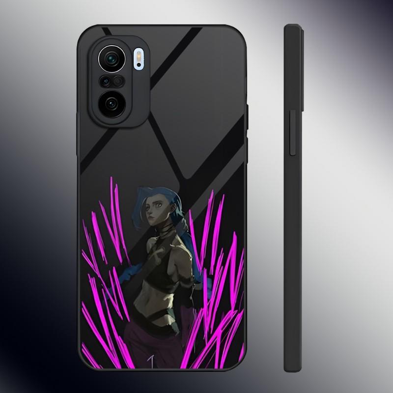 Чехол для телефона Arcane Jinx Закаленное стекло для Xiaomi 11T 10 12 10T 11i Redmi Note 11 9T 9A 9 8 10 11S Lite Pro Poco F3