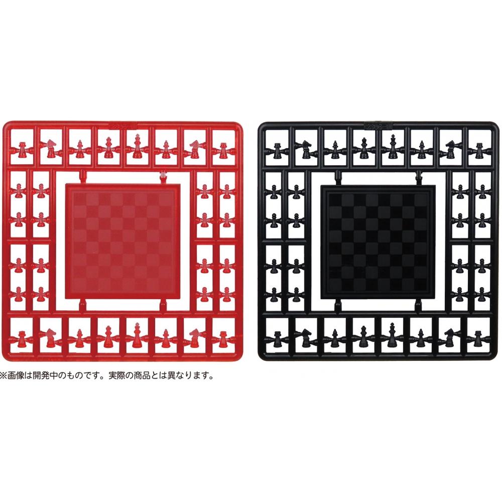 Puripura 1 12 Chess With Puripura Figures Clear Red X Black
