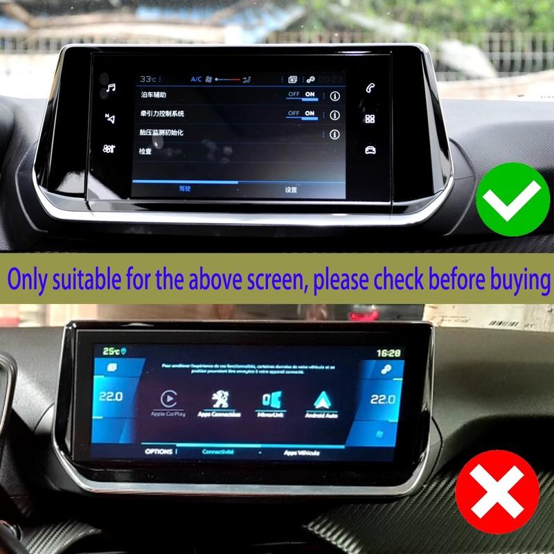 for Peugeot 2008 - (7in)Car Phone Holder Screen Fixed Navigation Bracket Base Wireless Charging