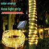 LED Solar Colorful Waterproof Outdoor String Lights for Courtyard, Balcony, and Garden Decoration