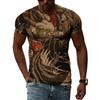 Summer Fashion Chinese Dragon Men T-shirts 3D Trend Casual Personality Cool Style Printing Tees Hip Hop O-neck Short Sleeve Tops