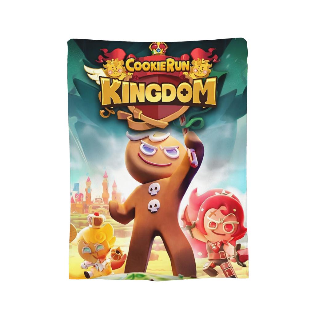 Плед Cookie Run Kingdom для дивана, видеоигр, мягкий, пушистый, плюшевый. Разные размеры. Покрывало для всех сезонов.