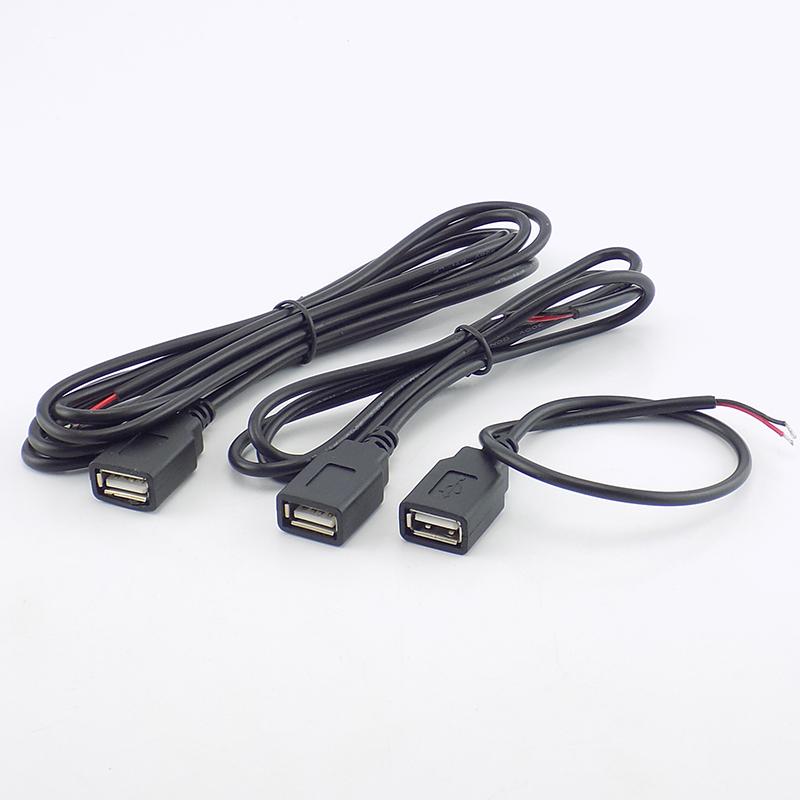 5 шт./лот Micro USB 2.0 A Female Male Jack Удлинительный кабель питания 4 Pin 2 Pin 4 провода DIY Data Line Зарядный шнур