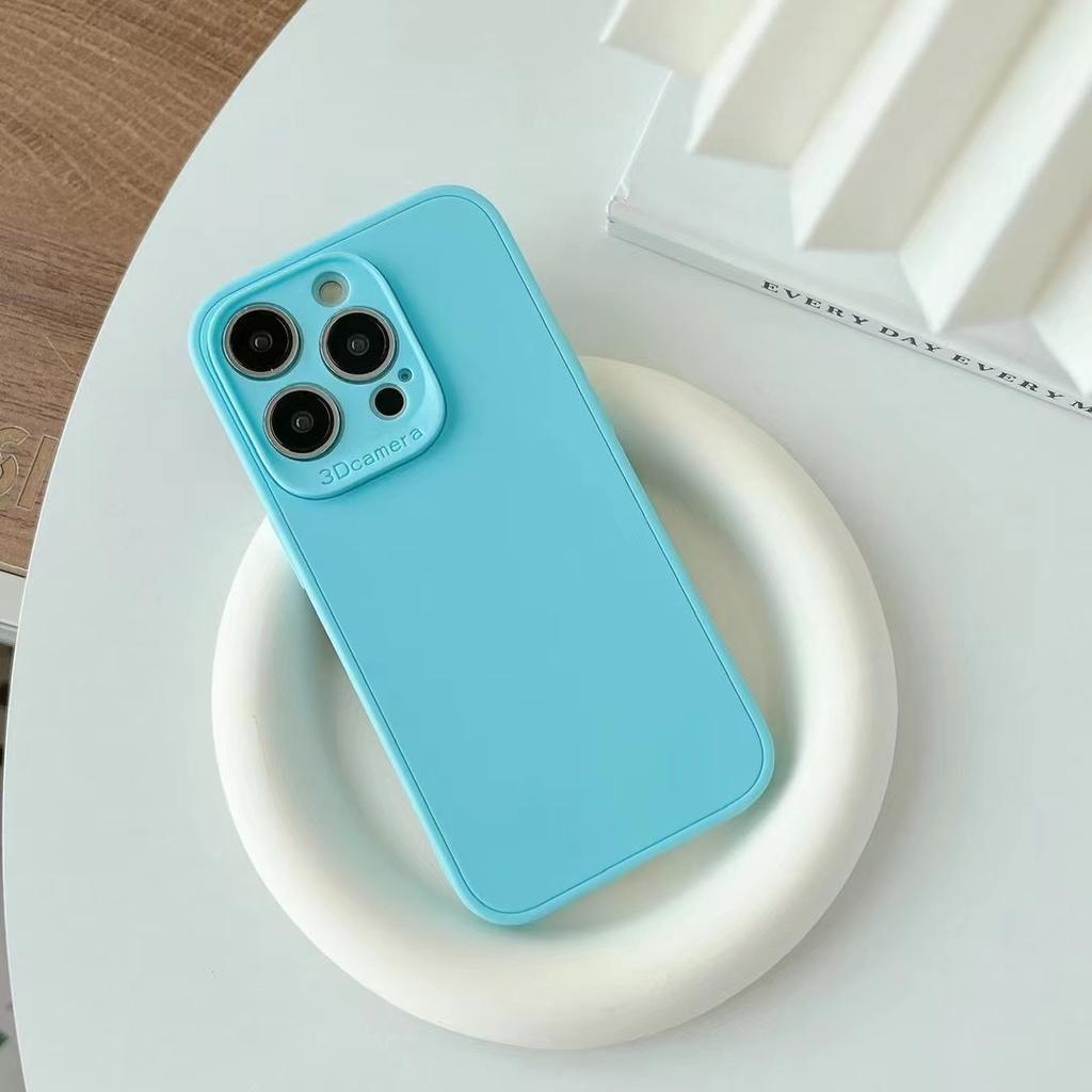 Применимо к iPhone16Pro Матовый силиконовый ТПУ Мелкое отверстие Apple 15 Полная упаковка Противоударный Мягкий защитный чехол