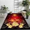 Модные современные коврики с узором золотой розы для комнаты, спальни, напольный коврик, ковры и ковры для дома, гостиной