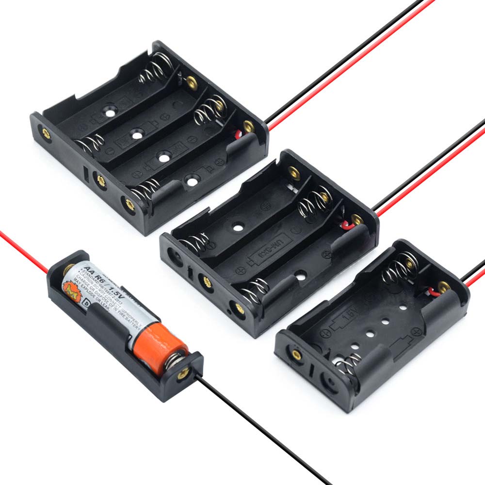 Банковские чехлы из АБС-пластика для батареек типа ААА Держатель для батареек Ящик для батареек Ящики для хранения батареек Контейнер для батареек